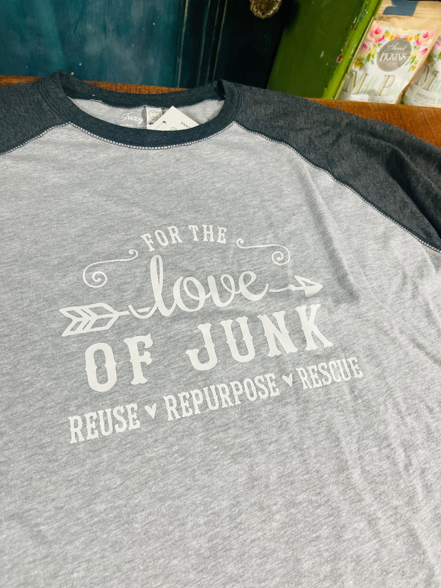 For the Love of Junk Baseball Tee