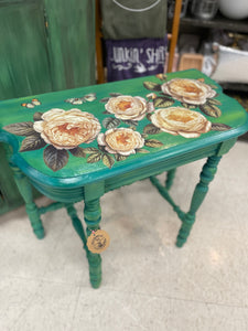 End Table with Roses