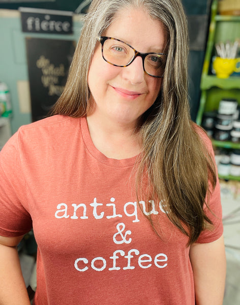 Antiques & Coffee- Unisex T'Shirt