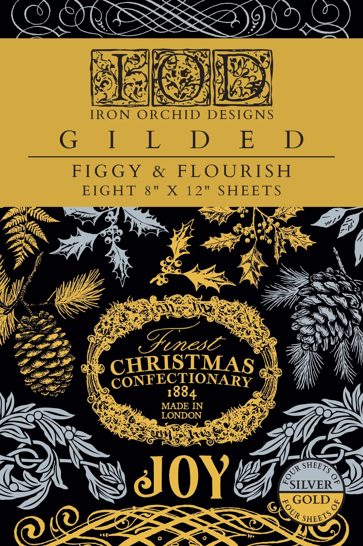 Figgy & Flourish 8" x 12"| IOD Foil Transfer