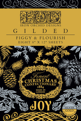 Figgy & Flourish 8" x 12"| IOD Foil Transfer