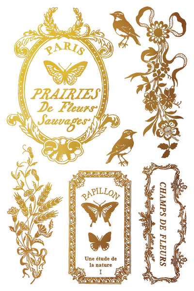 Papillon IOD Foil Transfer 8"x 12"| IOD Foil Transfer