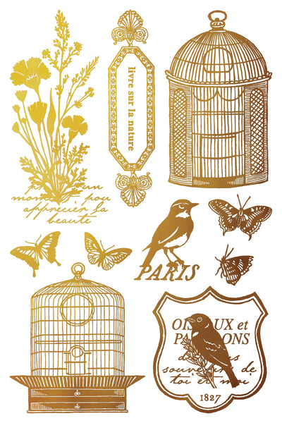 Papillon IOD Foil Transfer 8"x 12"| IOD Foil Transfer