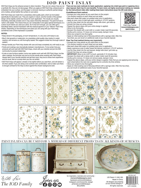 Alfred Peats and Co. | IOD Paint Inlay 12x16 Pad