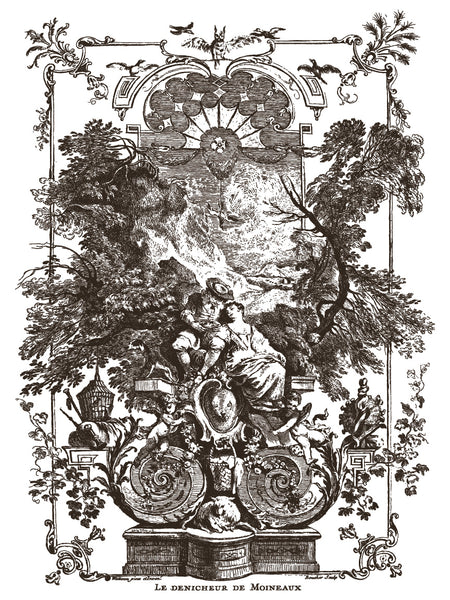 Hameau de la Reine 12" x 16"| IOD Paint Inlay