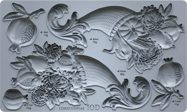 Cornucopias 6x10 | IOD Mould