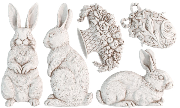 Les Lapins 6"x 10"| IOD Mould