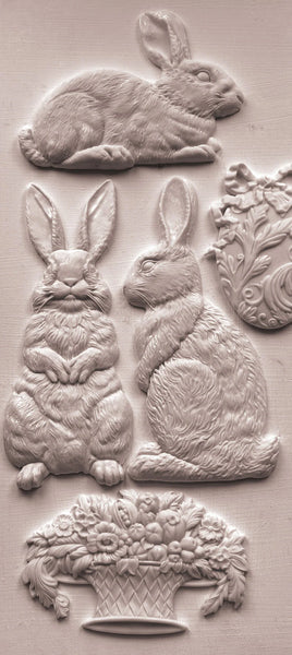 Les Lapins 6"x 10"| IOD Mould
