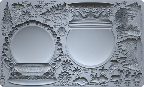 Snow Globes 6" x 10" | IOD Mould