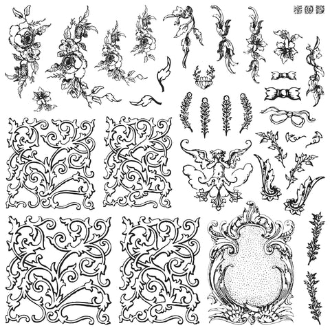Iron Orchid Designs Alphabellies| IOD Decor Stamp