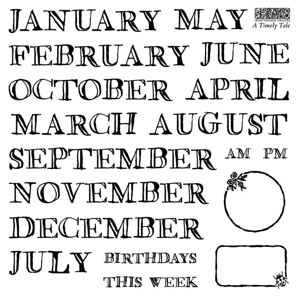 A Timely Tale | IOD Decor Stamp