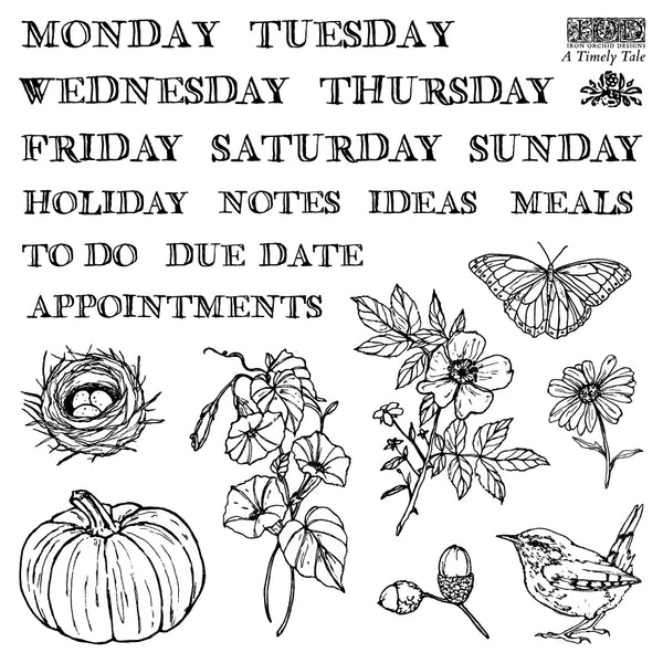 A Timely Tale | IOD Decor Stamp