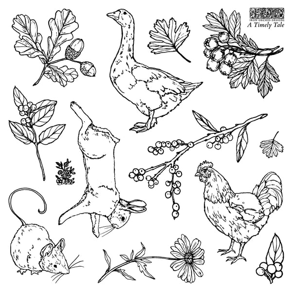 A Timely Tale | IOD Decor Stamp