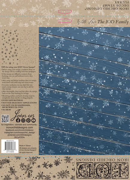 Flurry 12" x 12" | IOD Stamp