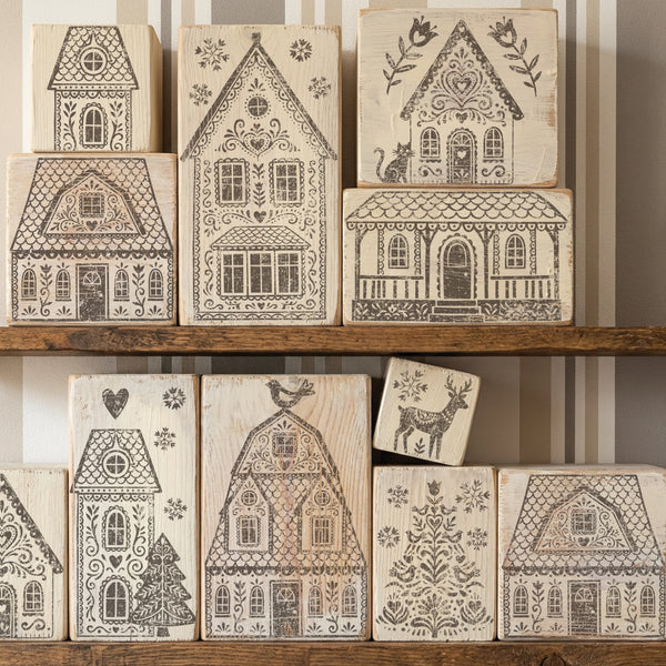 Gingerbread Lane 12" x 12" | IOD Stamp