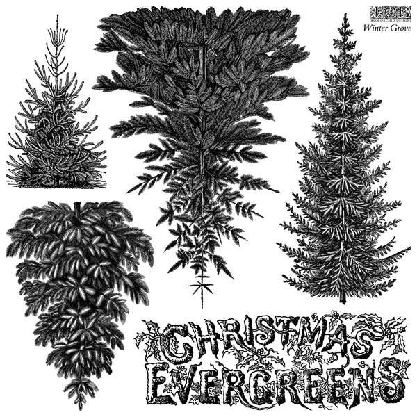 Winter Grove 12" x 12" | IOD Stamp