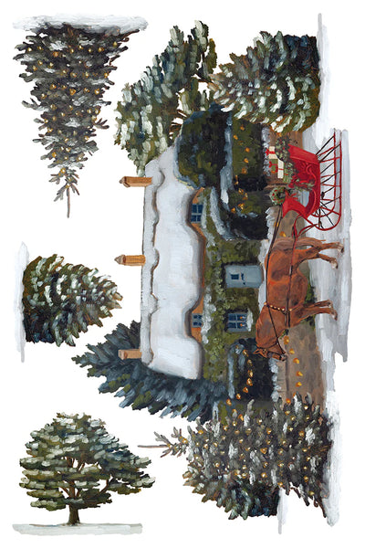 A Cotswold Christmas | IOD Transfer 8 x 12