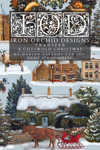 A Cotswold Christmas | IOD Transfer 8 x 12