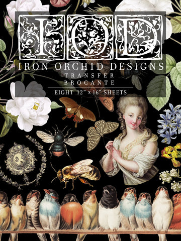 PRE- ORDER ONLY Iron Orchid Brocante | IOD Transfer