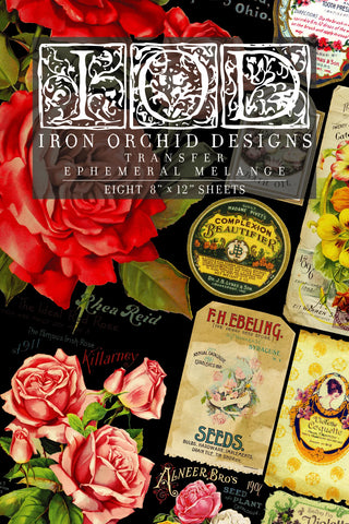 Iron Orchid Designs Ephemeral Melance| IOD Transfer