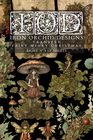 Iron Orchid Designs Fairy Merry | IOD Transfer