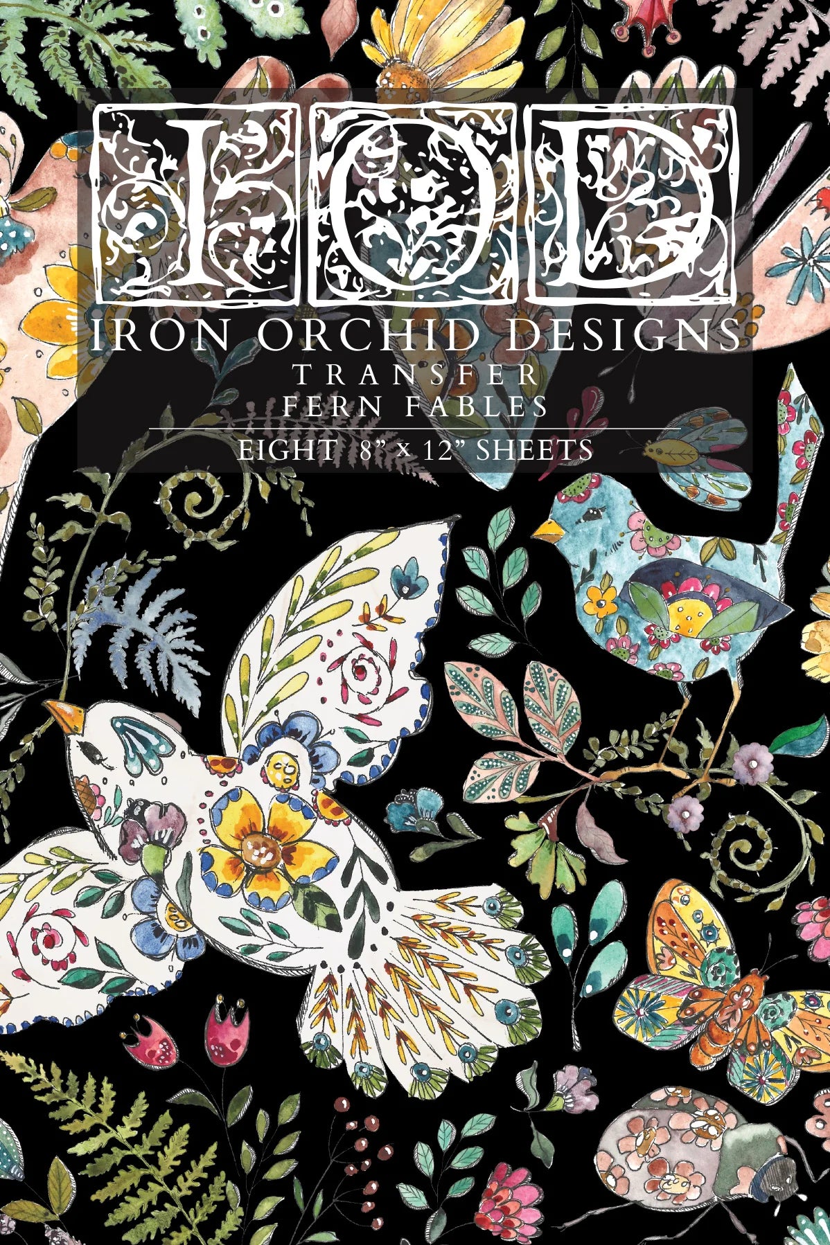 Fern Fables | IOD Transfer 8x12 Pad – The Turned Leg