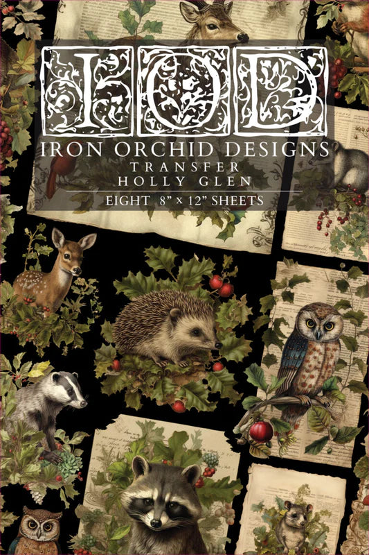 Iron Orchid Designs Holly Glen | IOD Transfer
