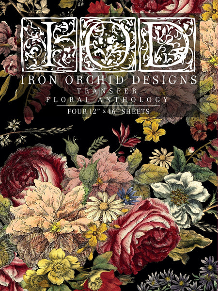 Iron Orchid Designs Floral Anthology | IOD Transfer