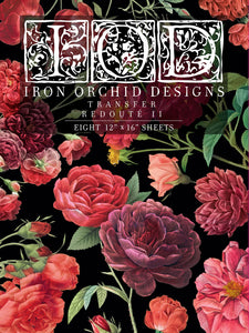 Iron Orchid Designs Redoute II | IOD Transfer
