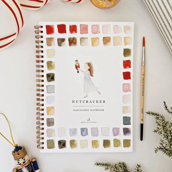 Nutcracker Watercolor Workbook, Beginner Friendly by Emily Lex Studio