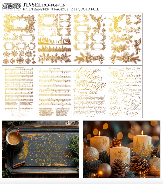 Iron Orchid Designs Tinsel | IOD Foil Transfer