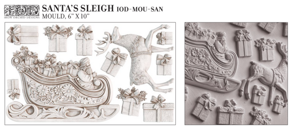 Iron Orchid Designs Santa's Sleigh | IOD Mould