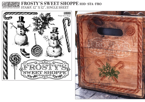 Iron Orchid Designs Frosty's Sweet Shoppe | IOD Stamp