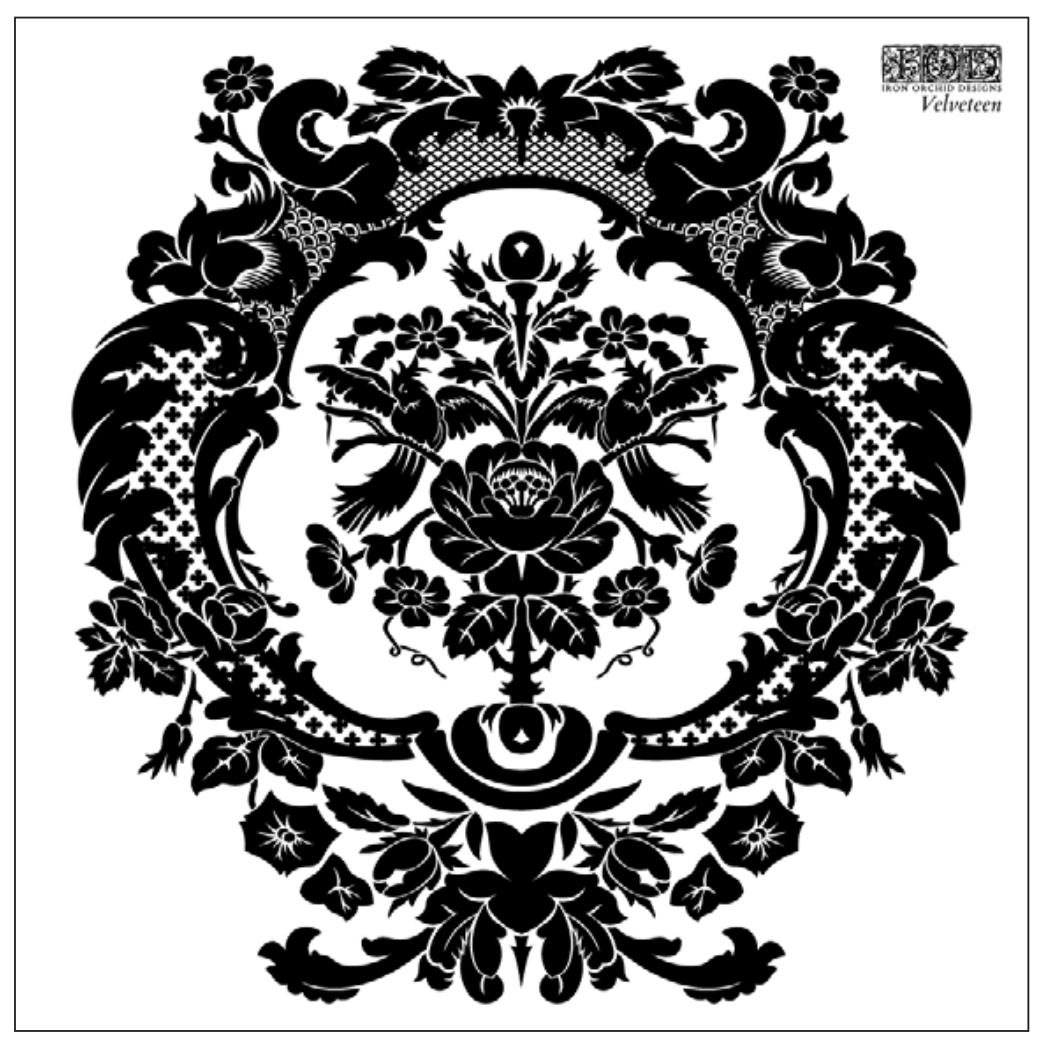 Iron Orchid Designs Velveteen | IOD Decor Stamp