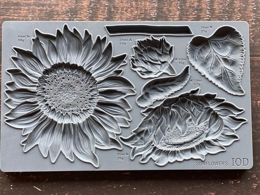 Iron Orchid Designs Sunflowers | IOD Mould