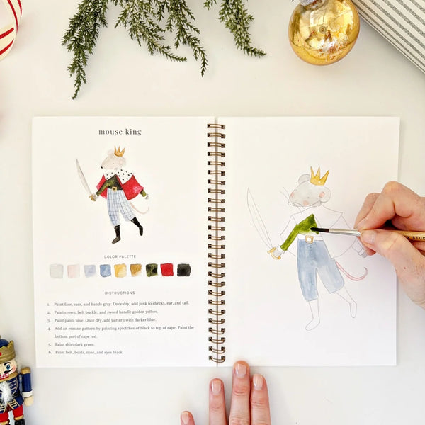 Nutcracker Watercolor Workbook, Beginner Friendly by Emily Lex Studio