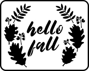 Hello Fall JRV Stencils