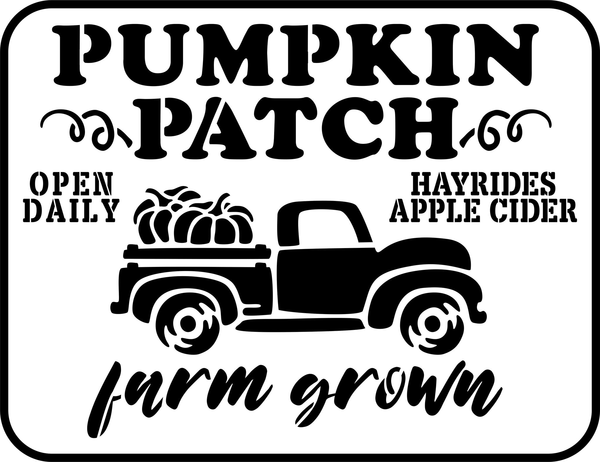 Pumpkin Patch JRV Stencils
