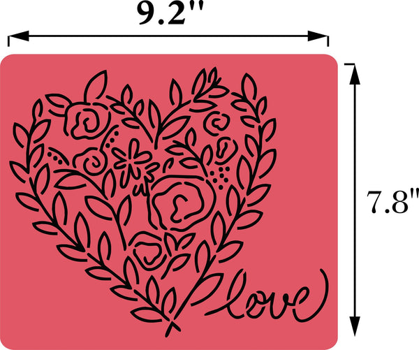Two Hearts Set JRV Stencils
