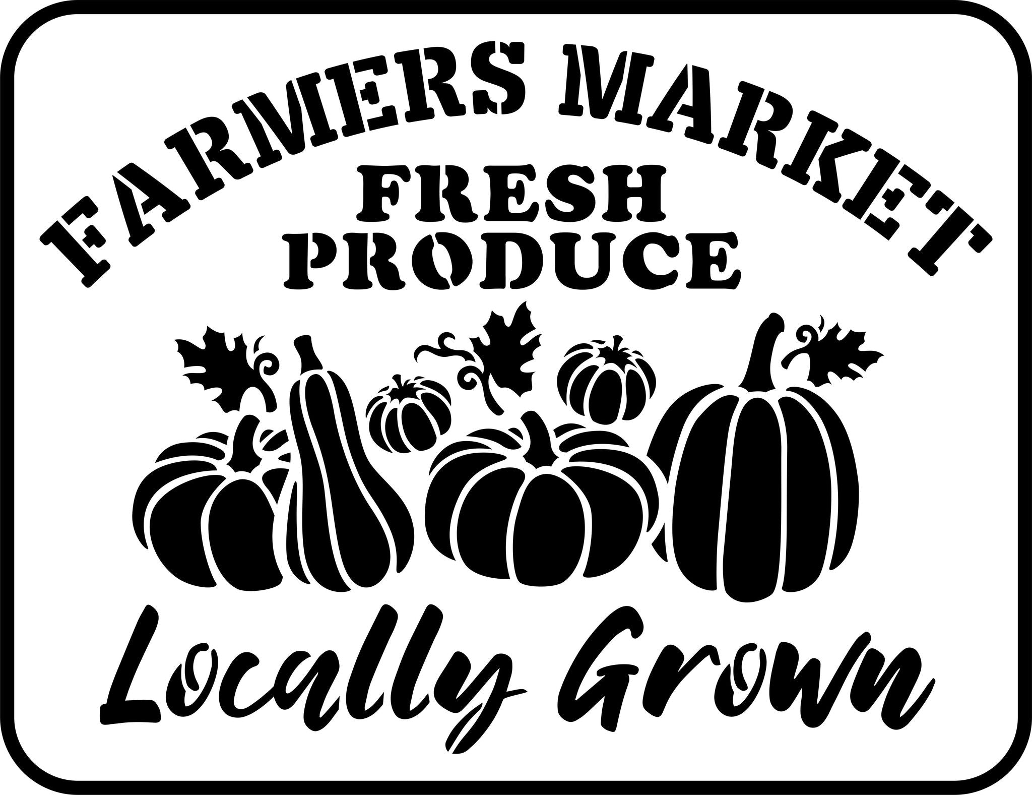 Farmer's Market JRV Stencils