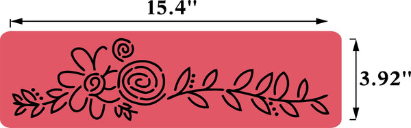 Long Flower Set JRV Stencils