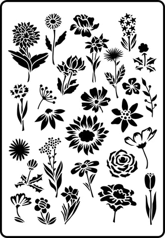 Flower Garden Set JRV Stencils
