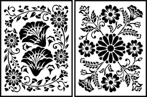 Folkorico Flora JRV Stencils