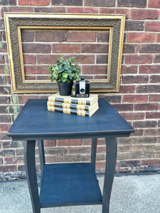 Hand-Painted Vintage End Table