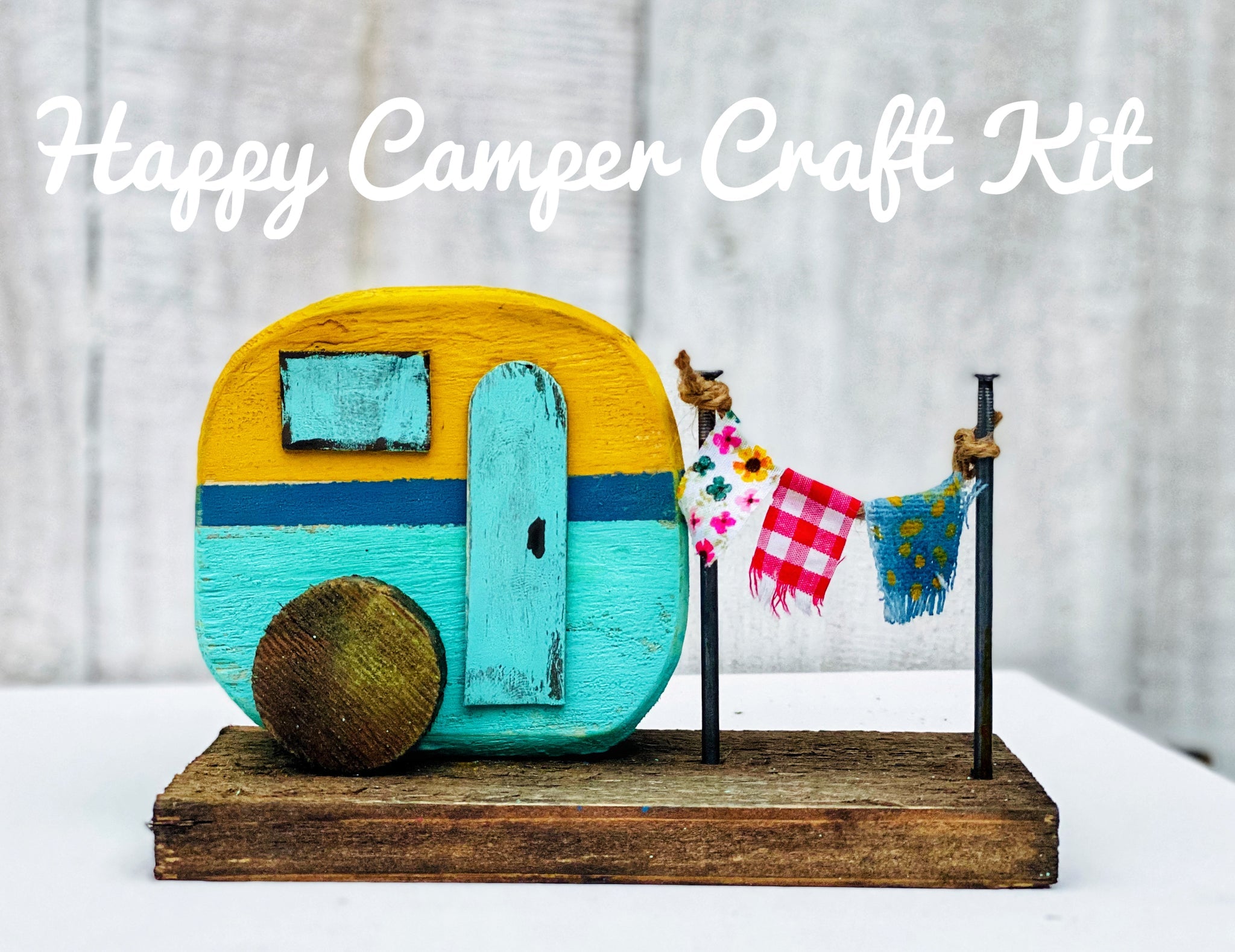 Happy Camper Kit - DIY Art in a Box