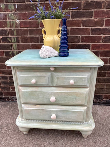 Hand-Painted End Table