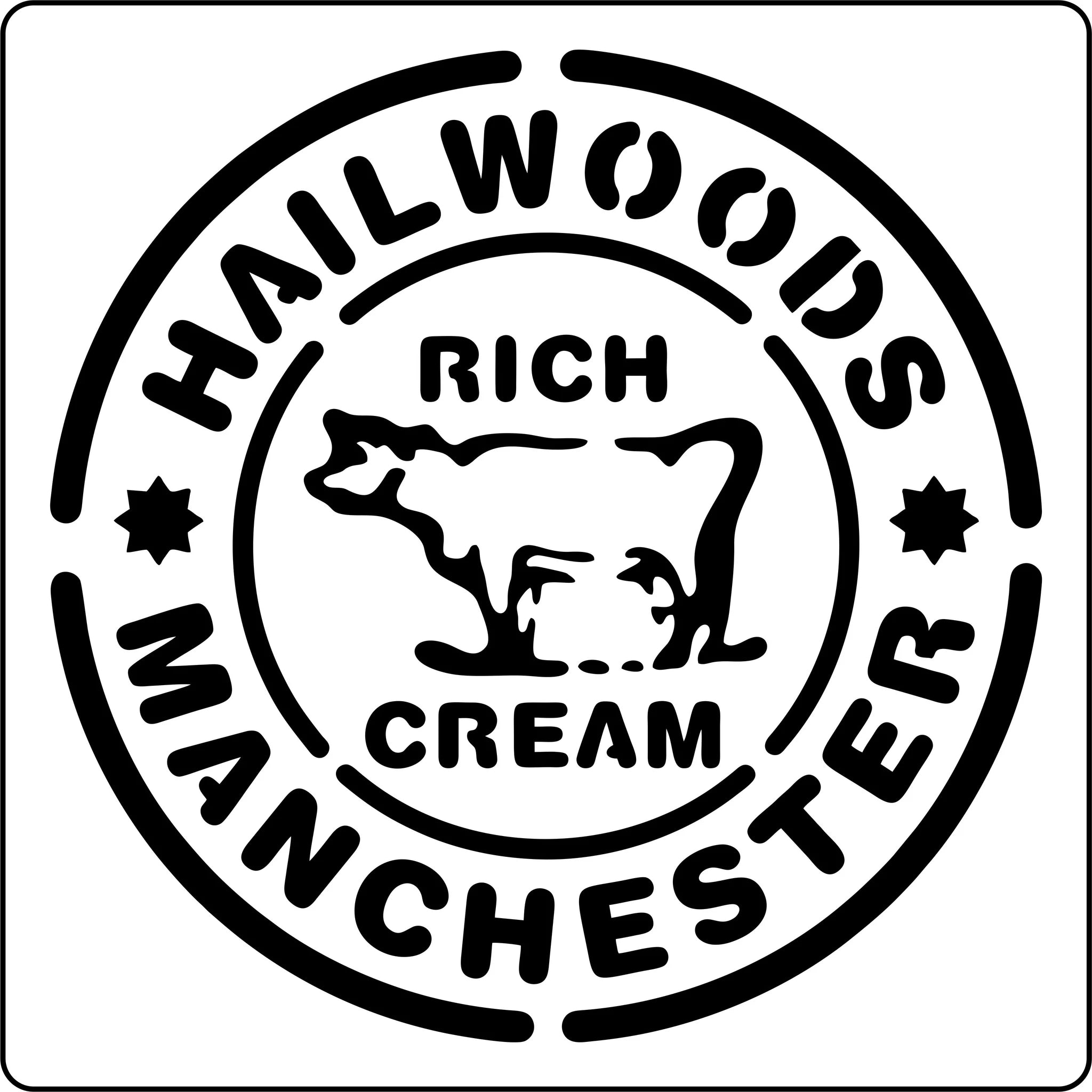 Manchester Cream Stencil | JRV Stencil