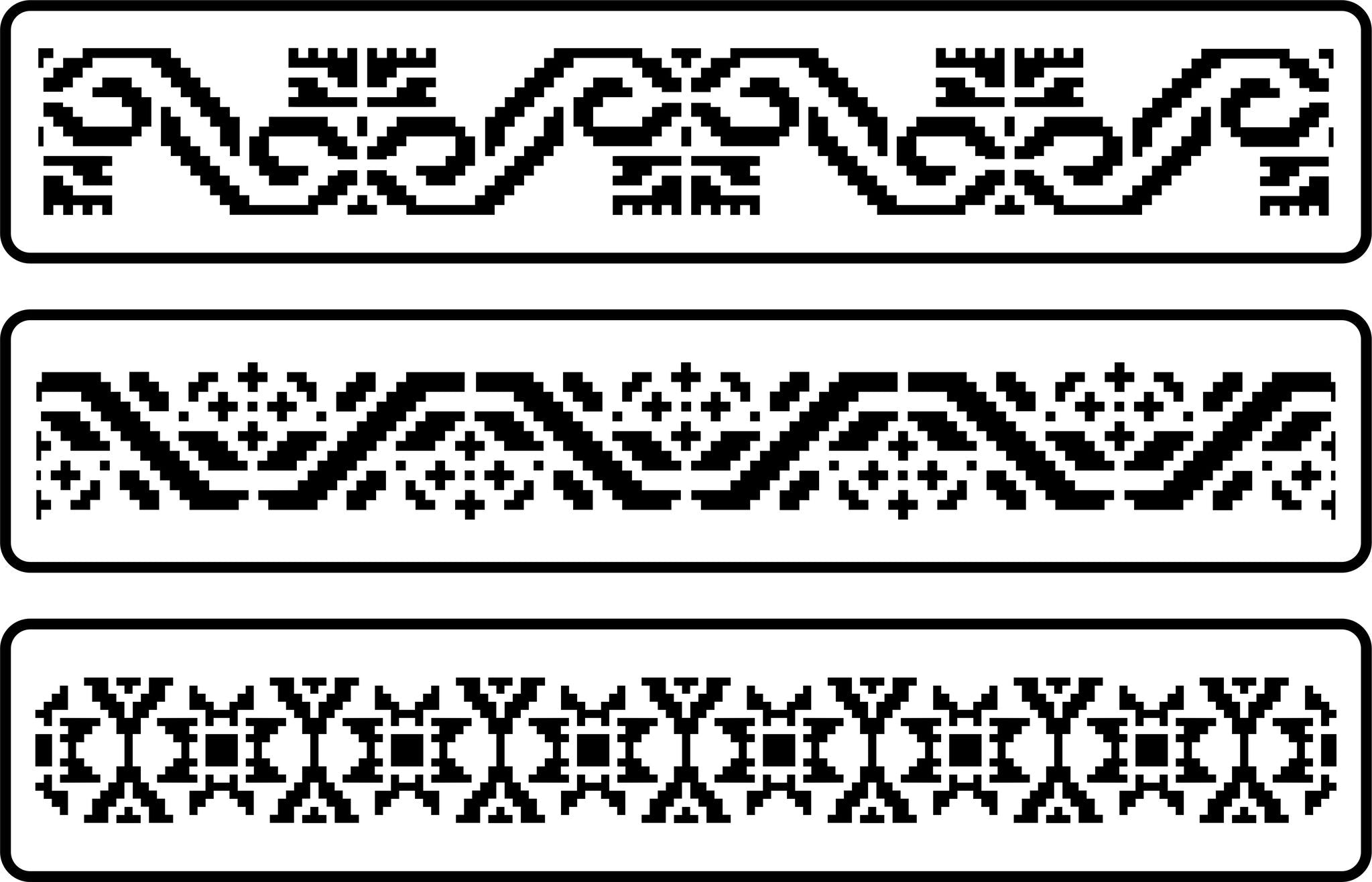 Mexican Embroidery Set JRV Stencils