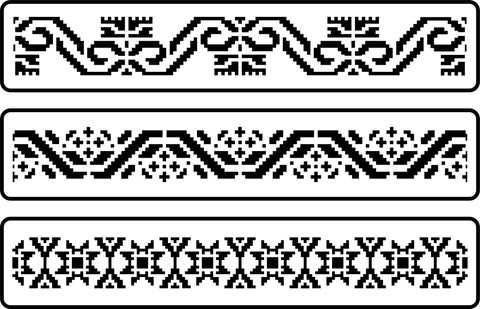 Mexican Embroidery Set JRV Stencils