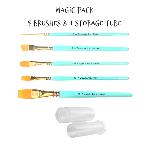 Magic Pack Brush Set from The Turquoise Iris Collection Paint Pixie